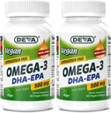 Deva Vegan Omega-3 DHA-EPA 500MG 2-Pack 