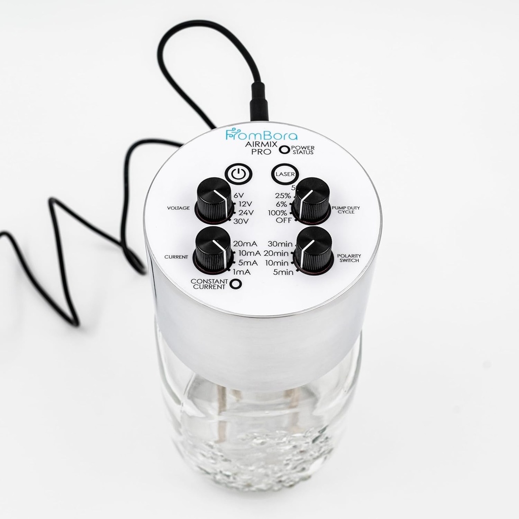 AirMixPRO Koloidný generátor striebra Kit 7-piece Set s čistými striebornými platňami, TDS merač, vodný ionizátor, cestovná taška (Stock of 1)