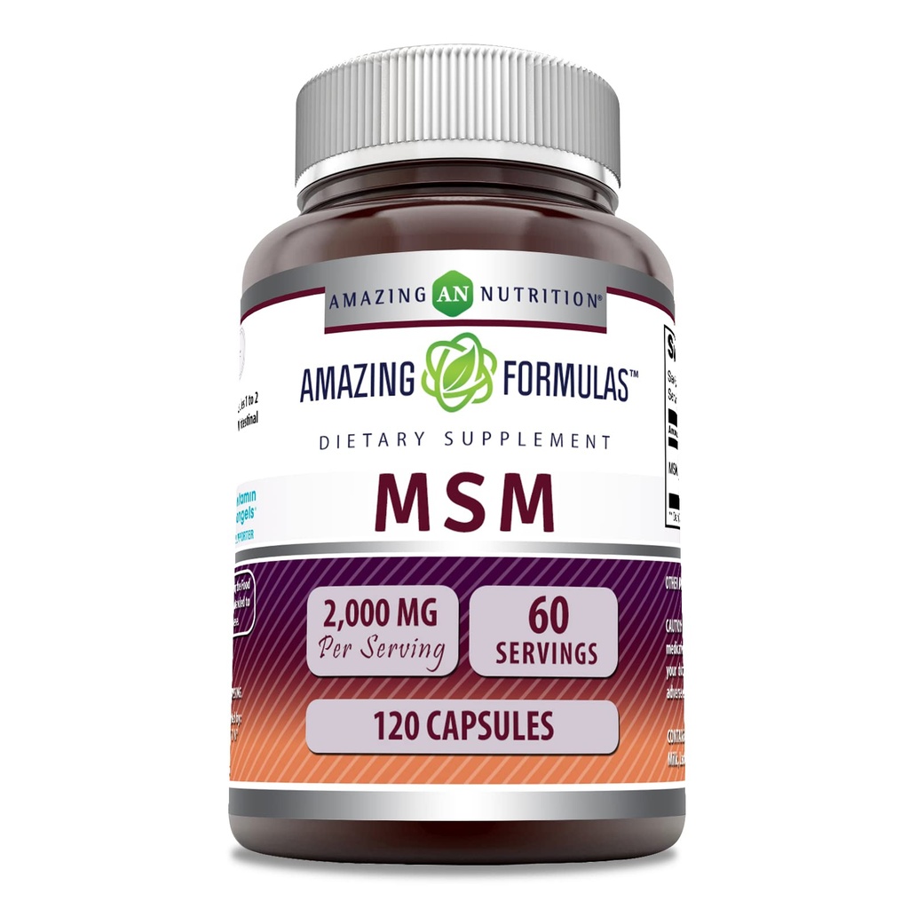 Amazing Formules MSM (Muthysulfonylmetán) Supplement 