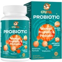 Probiotiká pre ženy a mužov - 300 miliárd CFU, 24 kmeňov Probiotiká + 15 organické byliny Prebiotiká Blend, pre celkové zdravie tráviacej Gut, Immune, Zápcha a Bloating, Stabilné police - 2 mesiace Zásoba