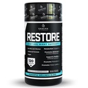 SASCHA FITNESS Cortisol Night Support Tablety pre metabolizmus, Hormonálna podpora, Inmune System, Obnoviť, chudnutie doplnky-Vegan-120 Prírodný uzáver