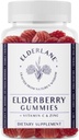 Staršie plody Gummy pre dospelých a deti - Imunitná podpora - Non-GMO, Vegan, bezlepkové, želatína - 60ct, 100mg