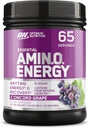Optimálna výživa Amino Energy - Pre cvičenie so zeleným čajom, BCAA, Aminokyseliny, Keto Friendly, Zelená káva extrakt, Energetický prášok - Concord Grape, 65 Servings (Packaging May Vary)
