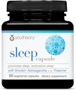 Youtheory Sleep Capsule - Vegan Sleep Support Supplement with Passion Flower, Lemon Balm, L-theanine & Ashwagandha* - 60 Vegetariánske kapsule