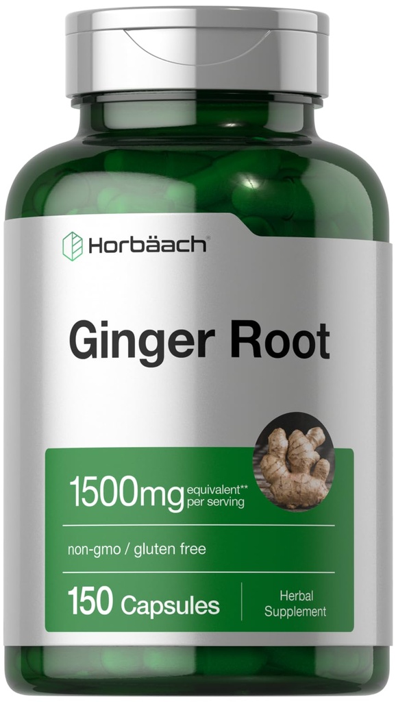 Horbäach Ginger Root Kapsule 1500 mg 