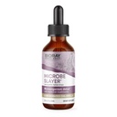 BIORAY Daily Microbe Slayer - 2 fl oz - podporuje rovnováhu intestinálnych mikróbov a vyživuje Pečeň - non-GMO, Vegetariánska, lepidlo zadarmo