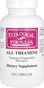 Ekologické zloženie Allitiamín Vitamín B1 Kapsula, 50 mg, 250