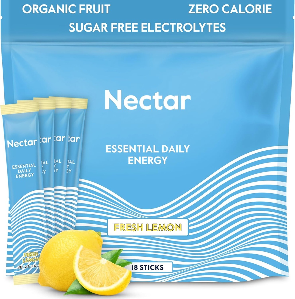Nektar Energy Booster - Organic Caffeine, B12 & Electrolytes - Bez cukru & Zero Calorie 