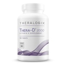 Theralogix Thera-D 2000 vitamín D doplnok - 2 000 IU (50 μg) vitamín D3 tablety - 180-dňová ponuka - Imunitná podpora doplnok pre ženy a mužov - Aids Bone & Heart Health - NSF Certified -180 Tablety