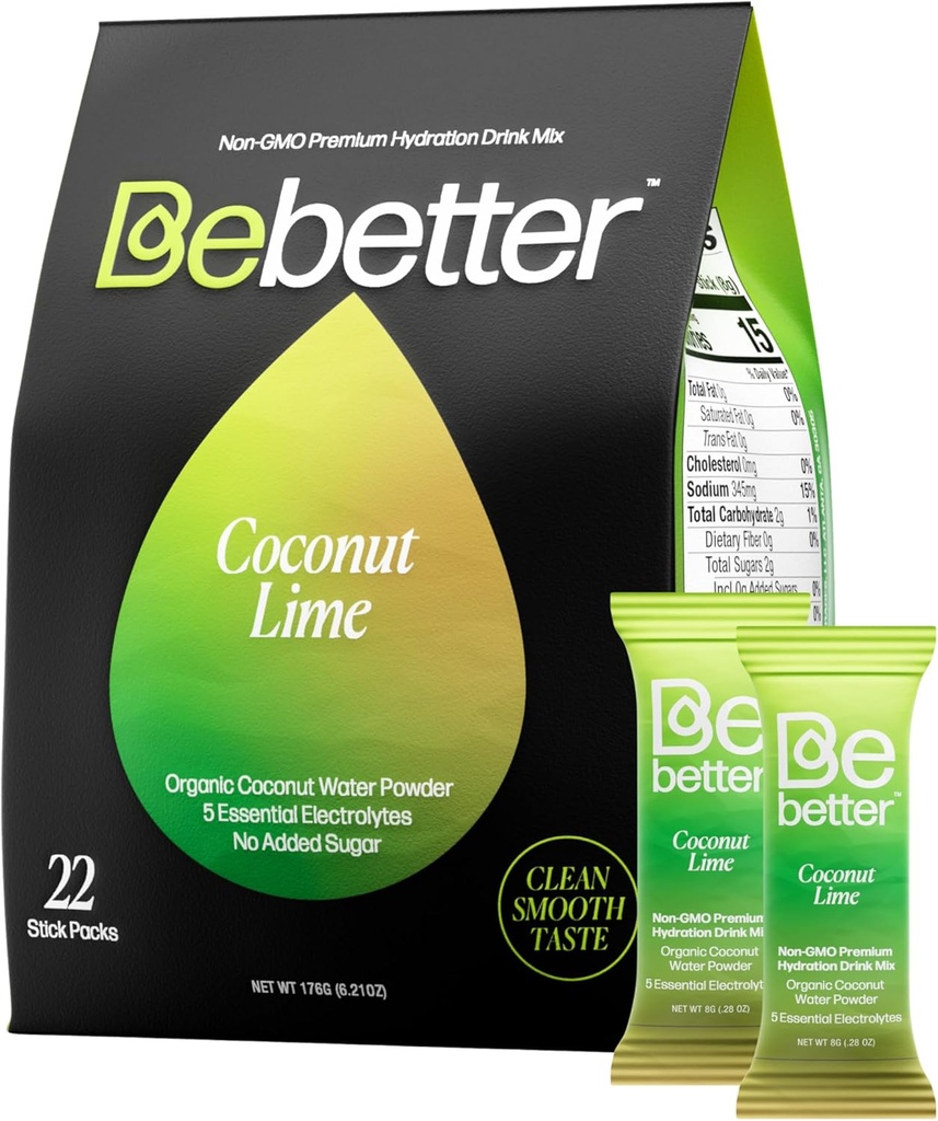 Better Organic Electrolytes Powder Pakets 