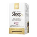 Solgar Triple Action Sleep, 30 Tri-Layer Tablety - Time-Release Melatonin & L-Theanine Plus Herbal Blend - Pomáha vám relaxovať, spadnúť Asleep Fast & Stay Asleep longer - Non-GMO, Gluten Free - 30 Servings