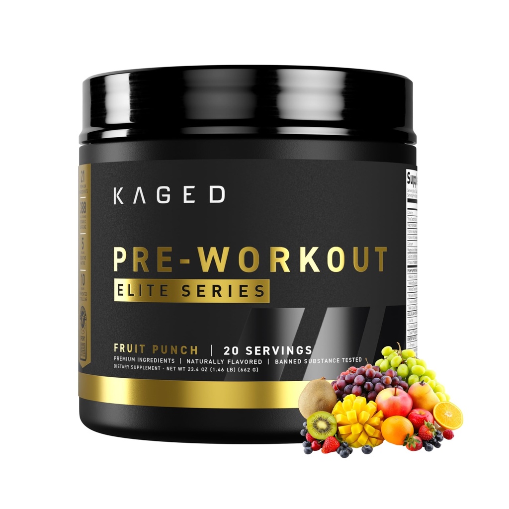 Kaged Pre Cvičenie Elite Powder 