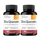 Sandhu je zinok Quercetin 120 Vegetariánskej kapsule (Pack of 2) 