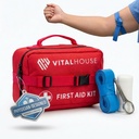 346 Piece Prvá pomoc Kit prežitie - Profesionálne vodeodolné trauma lekárska súprava pre prípad núdze, Ideálne pre domov, Office, Auto, Cestovanie, Outdoor, Kemping, Turistika - Prenosné núdzové dodávky