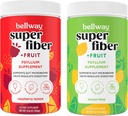 Bellway Super Fiber Powder + ovocie, bez cukru Organic Psyllium Husk prášok Fiber Supplement for Regularity, Bloating Relief & Gut Health, Non-GMO, Plant-Based, Malinová citrónová a citrónová vápno