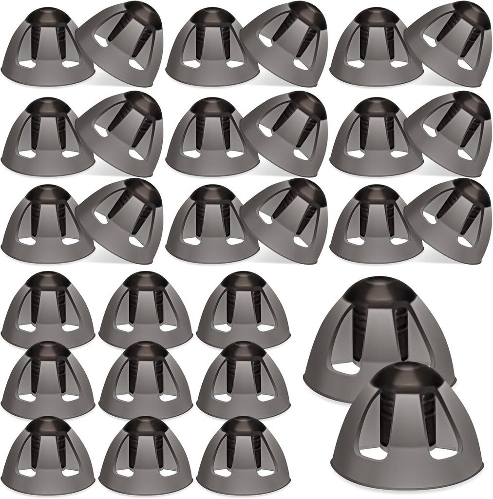 Geiserailie 30 ks Sluchová pomôcka Domes 8mm Sluchová pomôcka Otvorené domy Náhradné stredne otvorené pomôcky na sluch Kompatibilné s GN zvuková sluchová pomôcka Tipy na uši