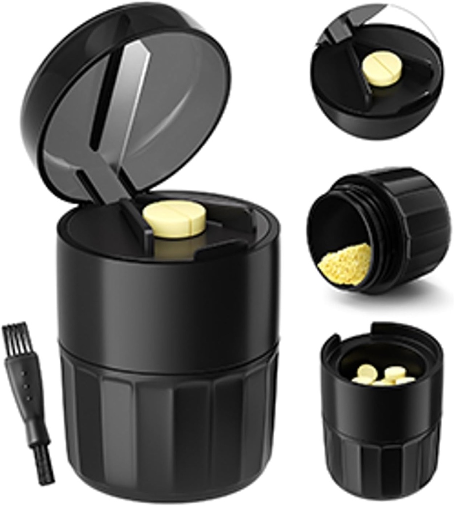 Pill Crusher Pill Grinder Pill Cutter s úložným boxom Pilulky pre domáce zvieratá