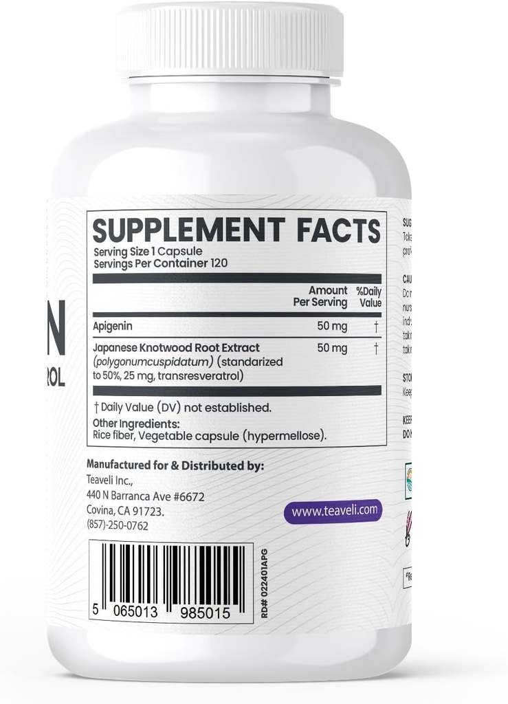Teaveli Citicoline s Apigenin Bundle