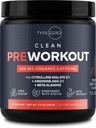 Typ Zero Clean pred tréningom (11.3 oz, Fruit Punch) + Repeat Root + L-arginín + L-citrulín, 2G Arginín, L-citrulínmalát, Beta A, bez cukru, Organic Caffeine Preworkout pre mužov a ženy