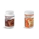 Quest Nutrition Chocolate Milkshake Protein Powder, 22g Protein, 1g Cukor, Low Carb, Gluten Free, 3 libra, 43 Servings & Church Protein Powder, 20g Protein, 2g Net Carb, 1g Cukor