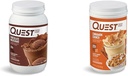 Quest Nutrition Chocolate Milkshake Protein Powder, 22g Protein, 1g Cukor, Low Carb, Gluten Free, 3 libra, 43 Servings & Church Protein Powder, 20g Protein, 2g Net Carb, 1g Cukor