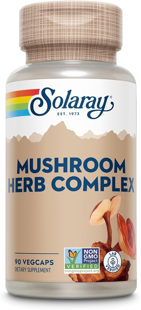 SOLARAY Mushroom Herb Complex Doplnok 90 Počet