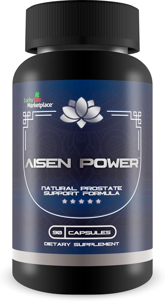 Aisen Power Supplement - mužského prostaty podpora doplnok - Pomoc zdravý močový tok a močový mechúr vyprázdňovanie - Znížená podpora zápalu - Podpora veľkosti prostaty - Aisen Power Pills
