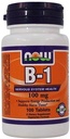 Teraz Foods: B-1 Nervový systém Zdravie 100 mg, 100 tabs (6 balení)