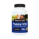 Nutri-Vet Puppy-Vite žuvačky pre šteniatka, formulované s vitamínmi a minerálmi na podporu vyváženej stravy, veľký zdroj vitamínu C, 60 Počet