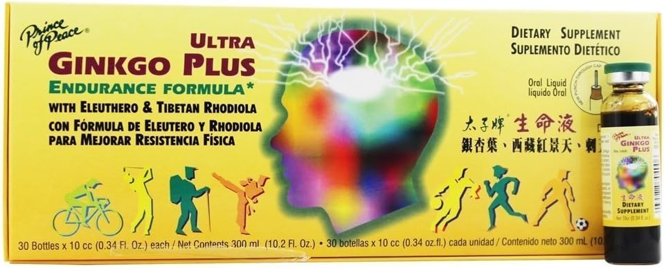 Prince of Peace - Ultra Ginkgo Plus, 30 fl oz injekčných liekoviek