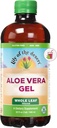 Lily z púšte Aloe Vera Gel, Konzervačné zadarmo - celý list Filtrovaný hrubší súlad Aloe Vera nápoj s prírodnými vitamínmi, Digestívne enzýmy pre zdravie Gut, Wellness, žiariaca koža, 32 Fl Oz