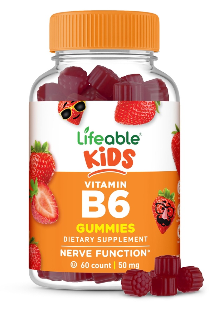 Životaschopný vitamín B6 Gummy pre deti 
