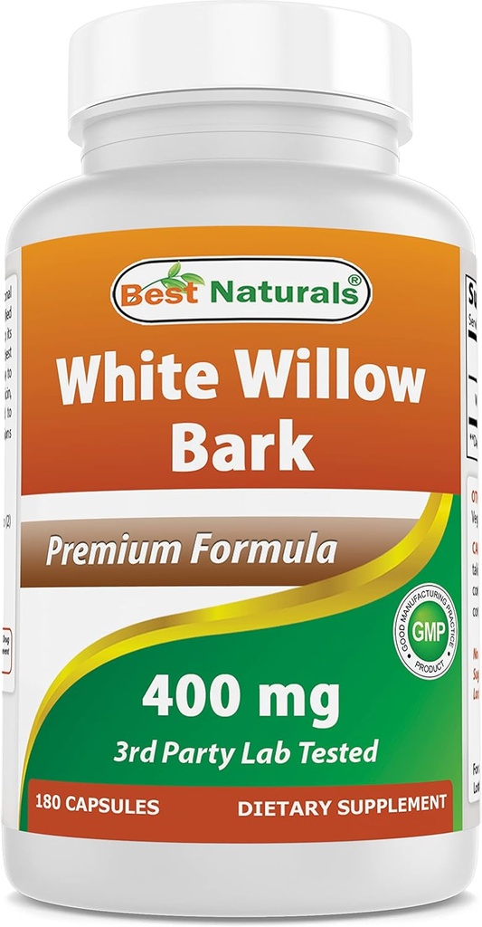 Najlepšie Naturals White Willow Bark 400 mg 180 Kapsule