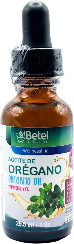 Betel Natural Premium Oregano Oil 75% Carvatrol - 1 fl oz