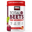 FORCE FACTOR Total Beets Pre-Workout prášok na zvýšenie energie a vytrvalosť, zvýšenie sily, a zlepšiť prietok krvi a čerpadlá, Oxid dusnatý doplnok s korenistou koreňového prášku, ovocná Punch, 30 Servisov