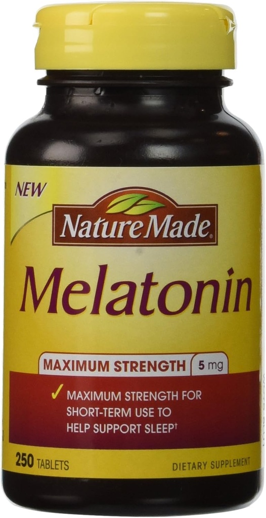 Nature Made® Melatonin 5 Mg., 250 tabliet