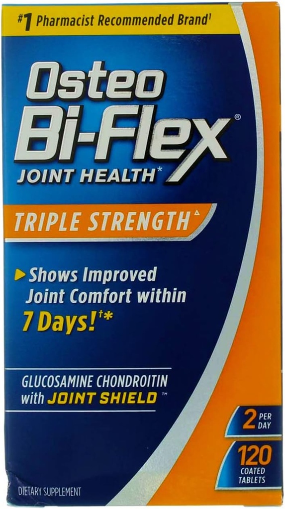 Osteo Bi- Flex Trojitá sila Caplets - 120 ct, balenie po 6