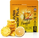 Prášokvitamín Electrolytes Powder Plus (50 Servings) Tangerin Ananás Electrolyte Powder 0 Calorie Keto, 0 Cukor, No Maltodextrín, 1000mg Draslík, 120mg Vápnik, 120mg Magnézium, Hydratačný prášok