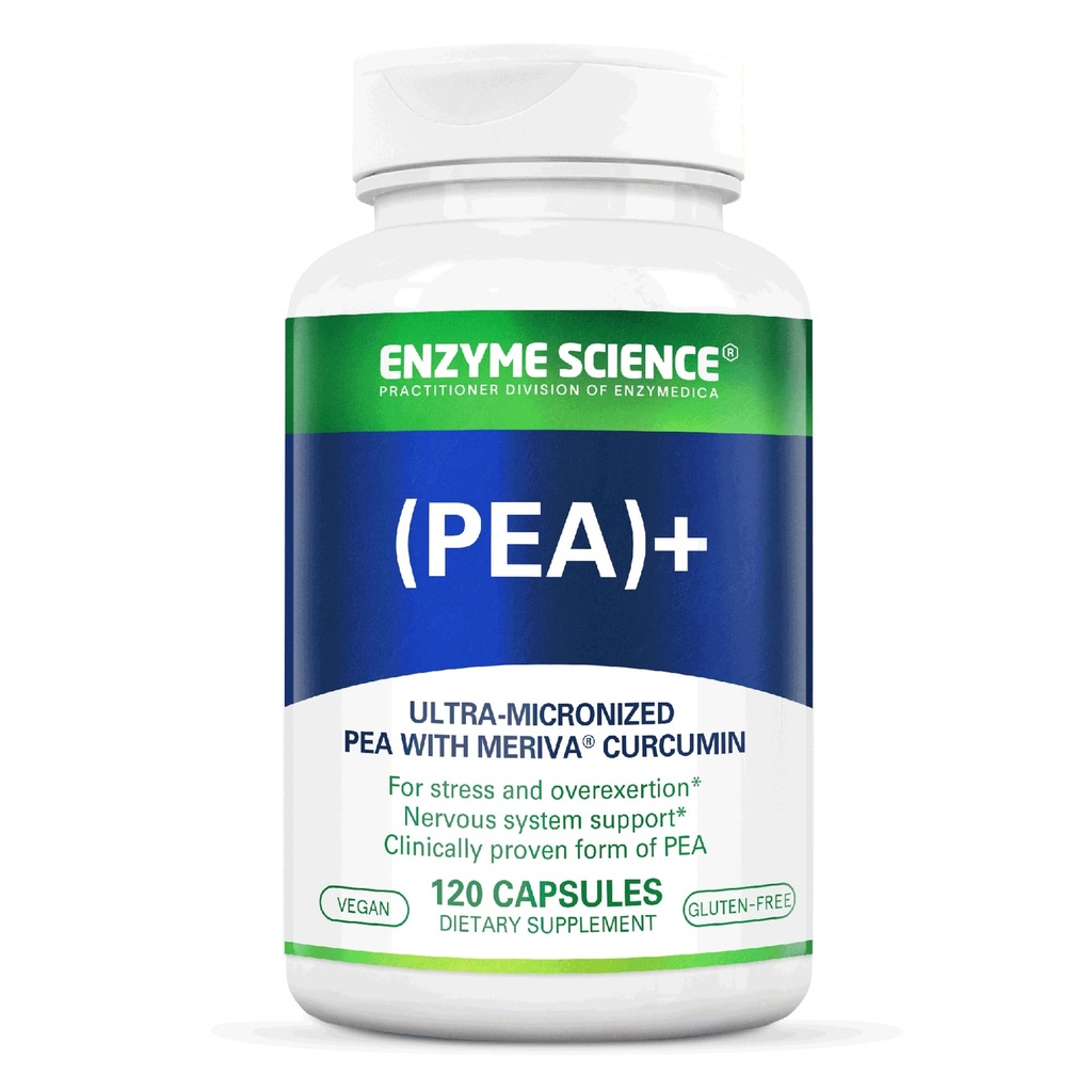 Enzyme Science Pea + Turmeric Curcumin Supplement for Fyziological Support Helps Support Nervisive, Immune, & Musculary Systems - 120 Kapsule