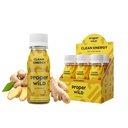Správne Wild Vegan Energy Shots, s L Theanine, a organické kofeín, čistá rastlina na báze energie nápoj, lepok zadarmo, GMO zadarmo, Mliečne zadarmo, Stevia Free, Soy Free, Ginger, 2,5 Fl Oz, 6 balenie