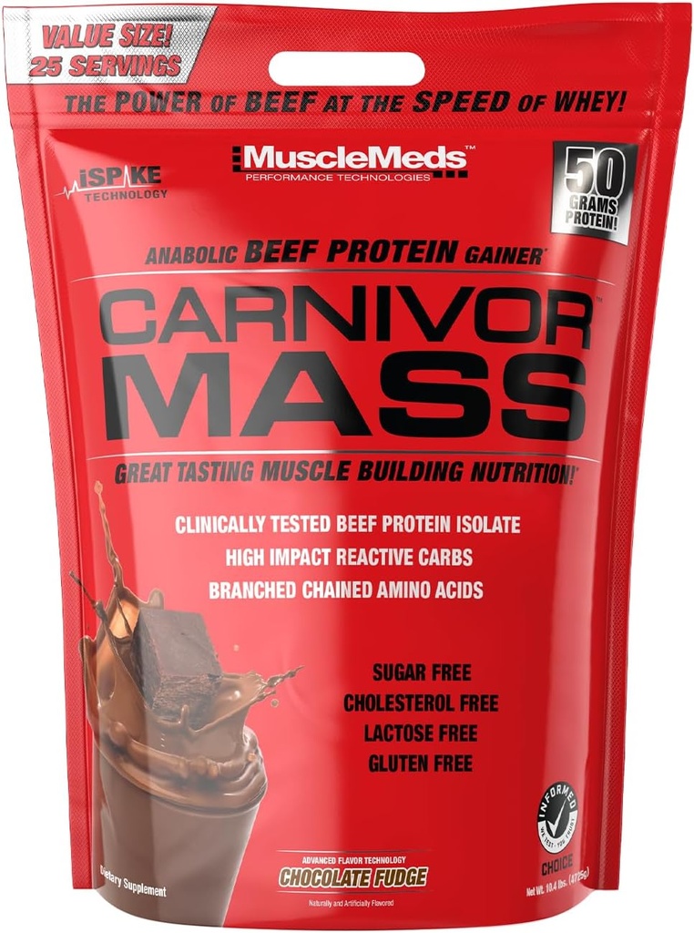 Čokoláda Fudge Carnivor Mass 10lb od svalovej medi