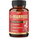 D-Mannose Kapsule - 7 Bylín s brusnicami, púpava, Hibiscus a viac - Podpora Flush Nečistoty a močových ciest zdravie - 90 Vegan Kapsule 3-Mesiac