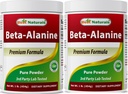 Najlepšie prírodné Beta Alanyne Pure Powder 1 libra (1 LB (Stock of 2))