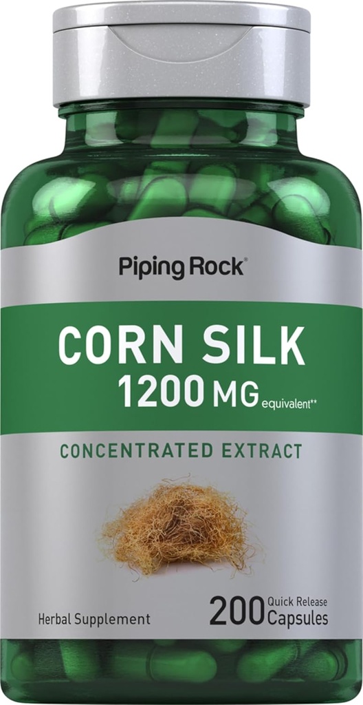 Piping Rock Corn Hodvábne kapsule 1200mg 