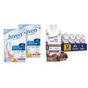 Juven Therapy Nutrition Drink Mix prášok na podporu hojenia rany, zahŕňa kolagén Proteín a zabezpečiť Max Protein Milk Chocolate Nutrition Shake, 30g Protein, 1g Sugar, 4g Comfort Fiber Blend