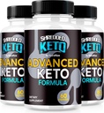 (3 balenie) Shreded Keto Pills, Premium Keto Shred Weight Loss Capsules, All Natural Keto Supplement to Support Fitness and Body Goals, Official ShreddedKeto Reviews (180 Kapsule)