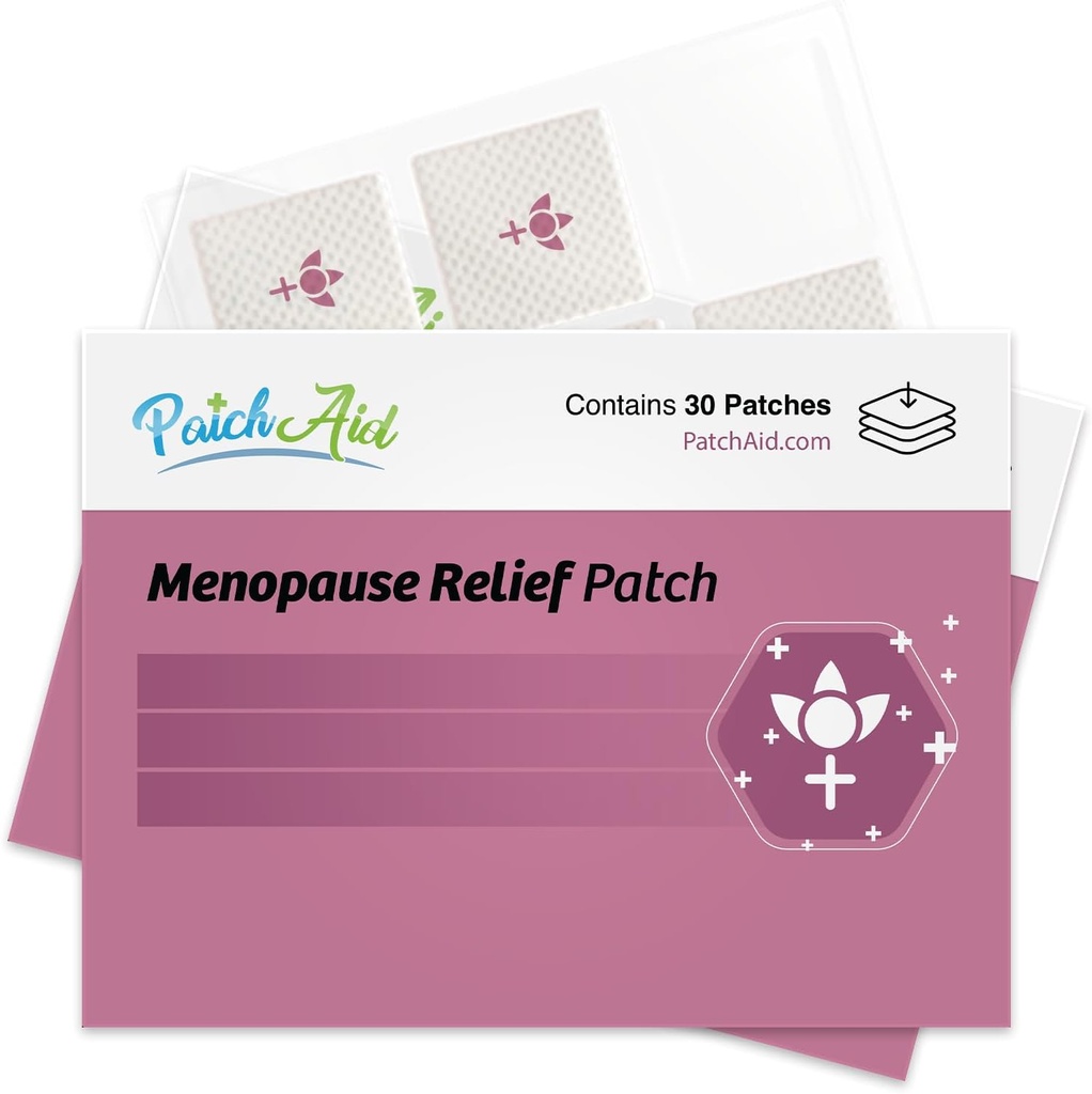 PatchAid Menopauza Relief Topical Patch 30-Deň dodávky