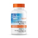 Najlepšie lekársky prírodný vitamín K2 MK7 doplnok pre mužov a ženy - Bone Health Support, 100 mcg Vitamín K-2 MK-7 kapsule s MenaQ7, Calcium Support, Non GMO, Vegan - 60 Veg Caps