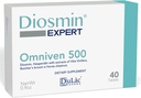 Dulàc - Omniven 500-40 Tablety Diosmín, extrakt z konského gaštanu, Mäsiarska Broomová, Hesperidín. Diétne doplnky, vyrobené v Taliansku