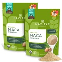Navitas Organics Maca Powder, 16oz. (2-Pack), 181 Servings - Organic, Non-Gmo, Low Temp-Dried, Gluten-Free, Light Brown